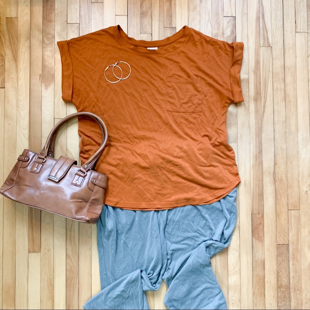 A New Day burnt orange t-shirt - Large